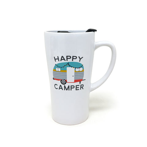 16 OZ LATTE MUG (Happy Camper)