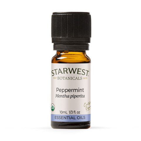 Peppermint Essential Oil Organic 1/3 fl oz