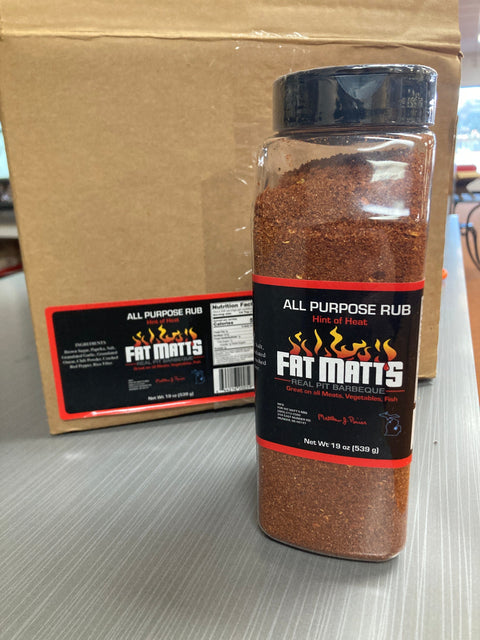 Fat Matt’s Rub (Heat) 19oz