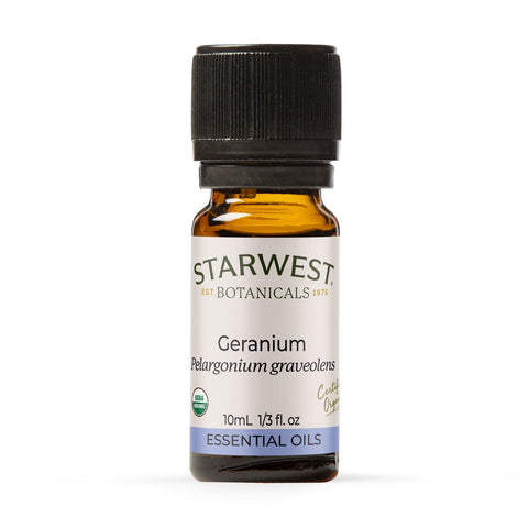 Geranium Essential Oil Organic 1/3oz