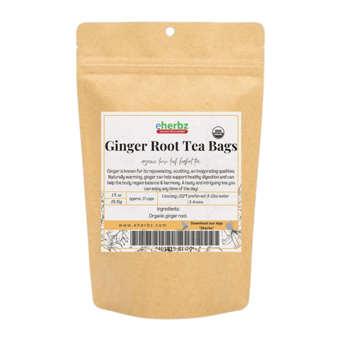 Ginger Root Tea Bags Organic 20ct