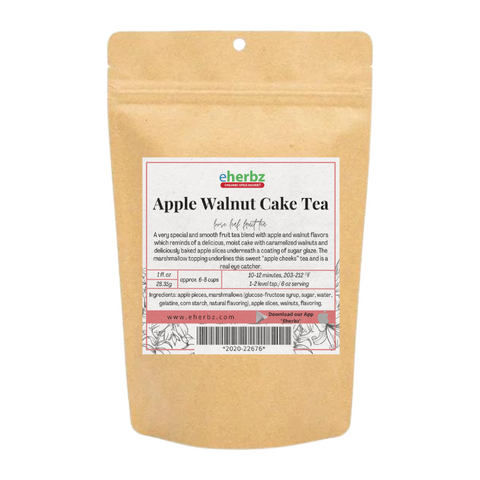 Apple Walnut Cream Cake Fruit Tea