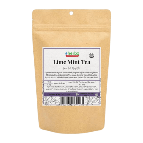 Lime Mint Organic Tea