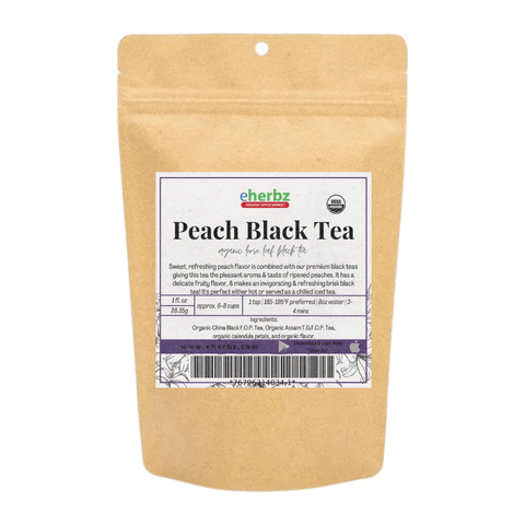 Peach Flavored Black Tea Organic