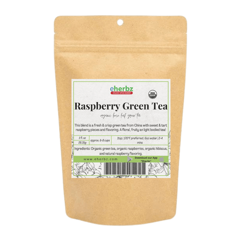 Raspberry Green Tea Organic