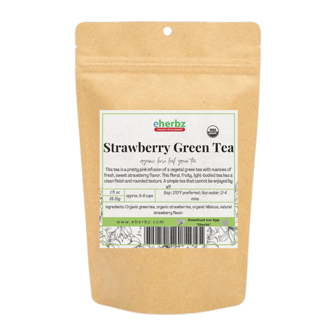 Strawberry Green Tea Organic